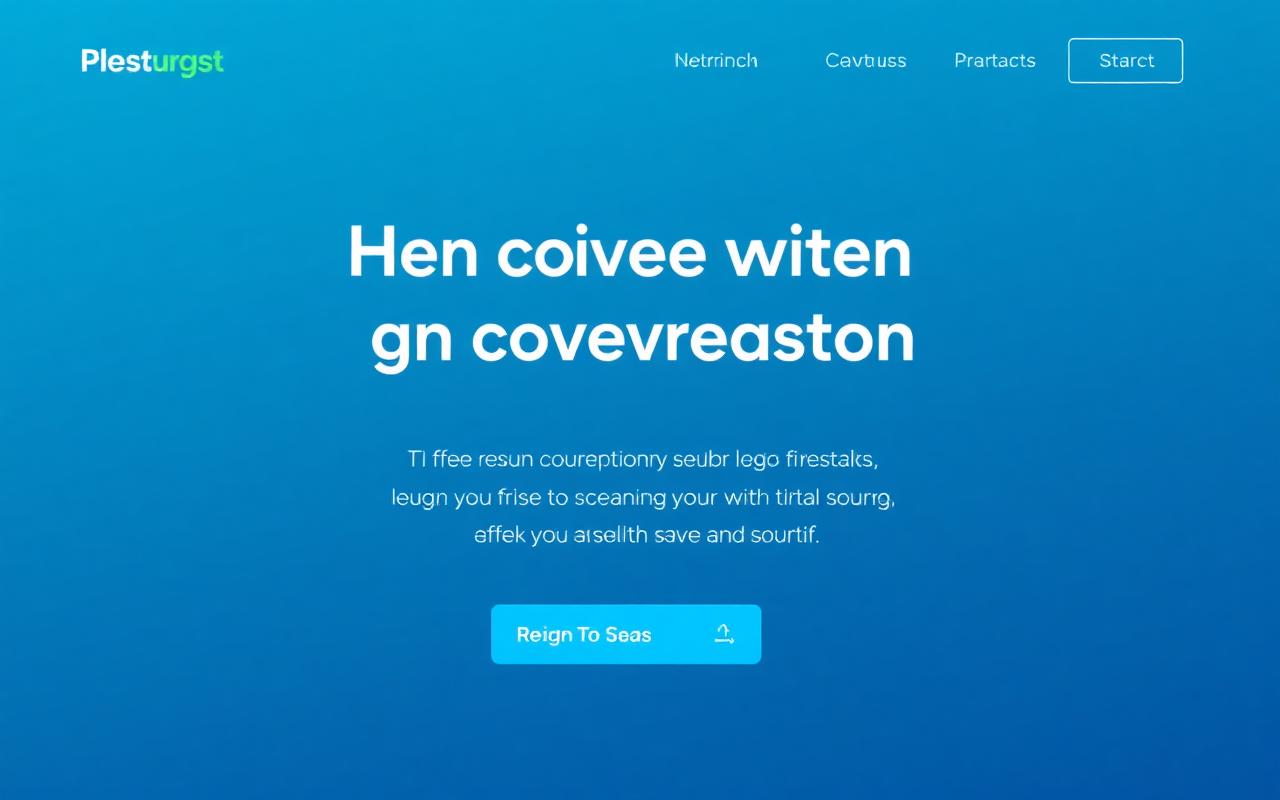 Landing Page desktop